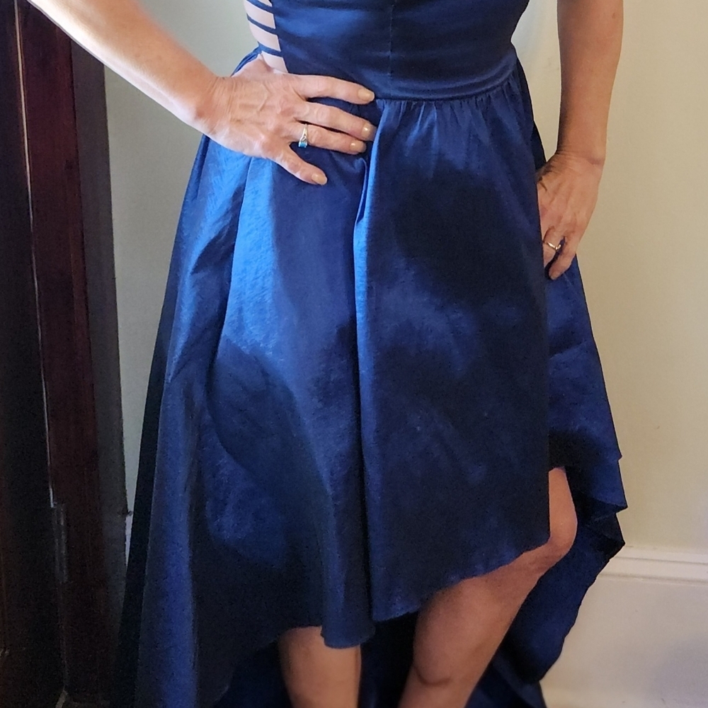 B Darlin Navy High Low Dress - Picture 3 of 6